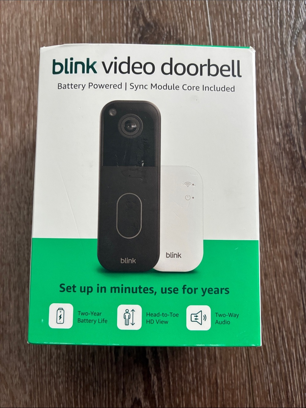 Blink Video Doorbell in Black